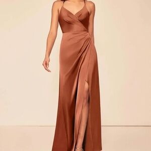 AZAZIE GEANNA CEDAR ROSE DRESS